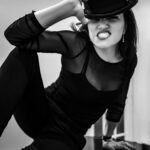 Black Dahlia Smile Me by Ali Pips