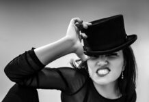 Black Dahlia Smile Me by Ali Pips