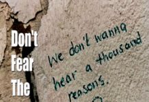 We Don’t Wanna Hear A Thousand Reasons by Don’t Fear The Natives