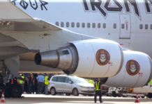 Iron Maiden’s plane has been cut into pieces and put up for sale