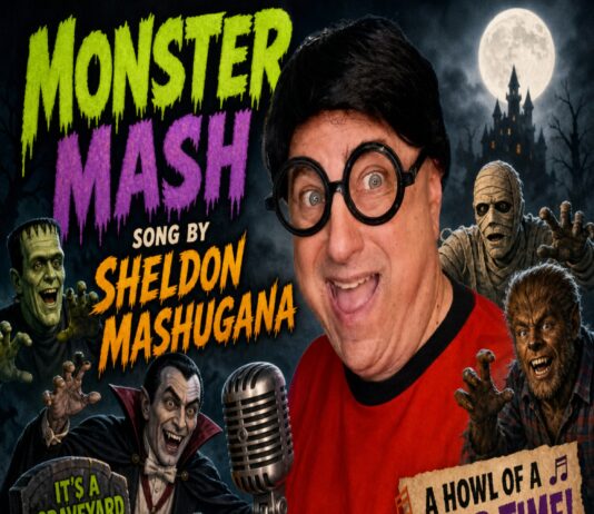 Sheldon Mashugana Puts His Gloriously Absurd Stamp on “Monster Mash” — The Halloween Classic Just Got a Little More Mashugana
